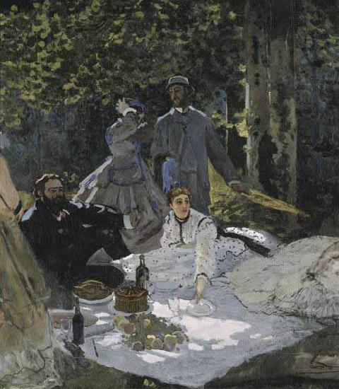 Claude Monet Le deeuner sur lherbe France oil painting art